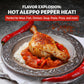 Eastanbul Extra Hot Aleppo Pepper Flakes, 5.3oz (150g) - Crushed Turkish Spice, Rich Flavor, Similar to Gochugaru Chili Flakes, Red