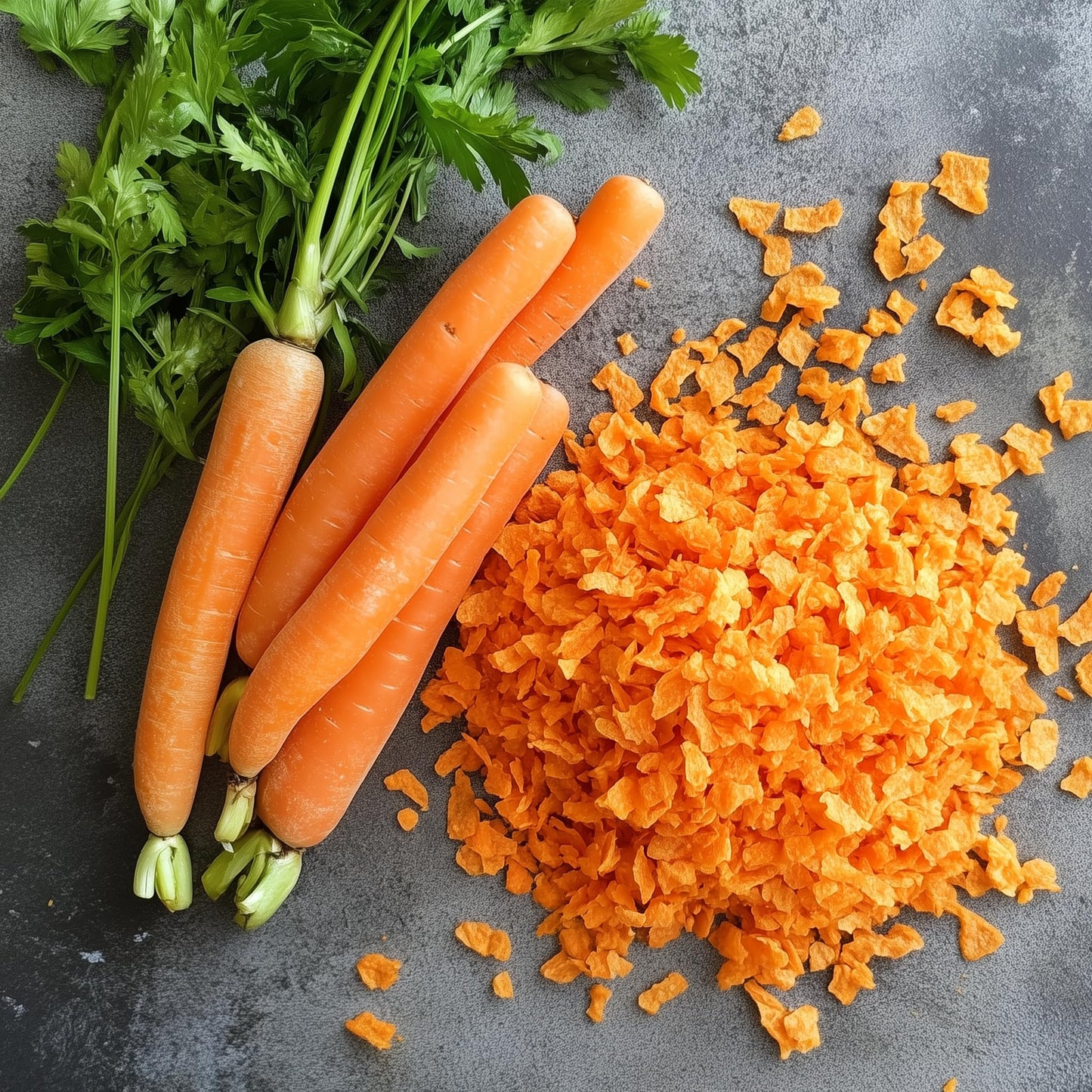 Savorsatch Dried Carrots - 16 Oz Diced, Dehydrated | Resealable Pouch, Certified Kosher, Emergency Supply Food | Ideal For Campi