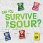 Warheads - Extreme Sour Hard Candy - Sour Apple, Black Cherry, Blue Raspberry, Lemon & Watermelon Flavors - 1Lb. Bulk Bag