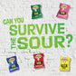 Wallys Limited Availability Sour Mix - Warheads Sour Candy Bulk Mix Of Colossal Sours And Extreme Sour Hard Candy - Intense Fruity, Sweet And Sour Flavors. - Parties, Gifts, Holidays - 3 Lb Bag
