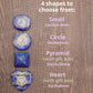 Naturewonders All Natural 7 Chakra Stone Set (Heart-Shaped) With Engraved Symbols (Gift Box, Information Brochure & Pouch) - Hea