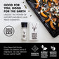 Oryx Desert Salt Grinder Combo, Refillable +20x Ceramic Grinder, 3.52oz/8.8oz, Ideal for Salads & Cooking, Alternative to Sea Salt