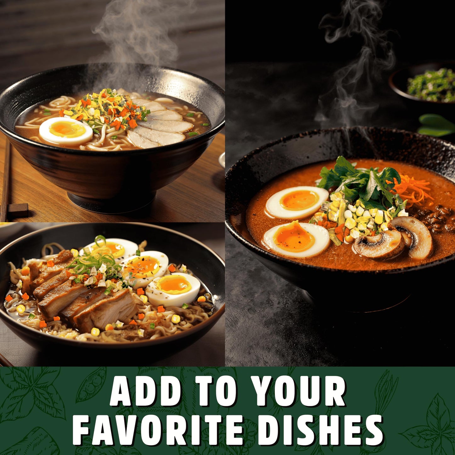 Real Naturals Dried Ramen Toppings, Dehydrated Vegetables Mix, 5.82 oz