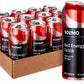 large online retailer Brand - Solimo Red Energy Drink  Sugar-Free  Vegan  Low-Calorie  16 fl oz (Pack of 12)