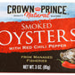 Crown Prince Smoked Oysters with Red Chilli Pepper, 3 oz, Pack of 1