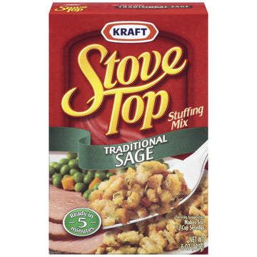Stove Top Traditional Sage Stuffing Mix (12 ct Pack, 6 oz Boxes)