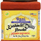 Rani Kashmiri Chilli Powder (Deggi Mirch, Low Heat) Ground Indian Spice 16Oz (1Lb) 454G Pet Jar, Pack Of 6 ~ All Natural | Salt-Free | Vegan | No Colors | Gluten Friendly | Non-Gmo | Kosher | Indian Origin