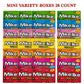 Rebel Smuggling Galactic Emporium Mike and Ike Candy Bulk Variety Gift Basket - 28 Pack, 7 Flavors, 4 Mini Boxes Each