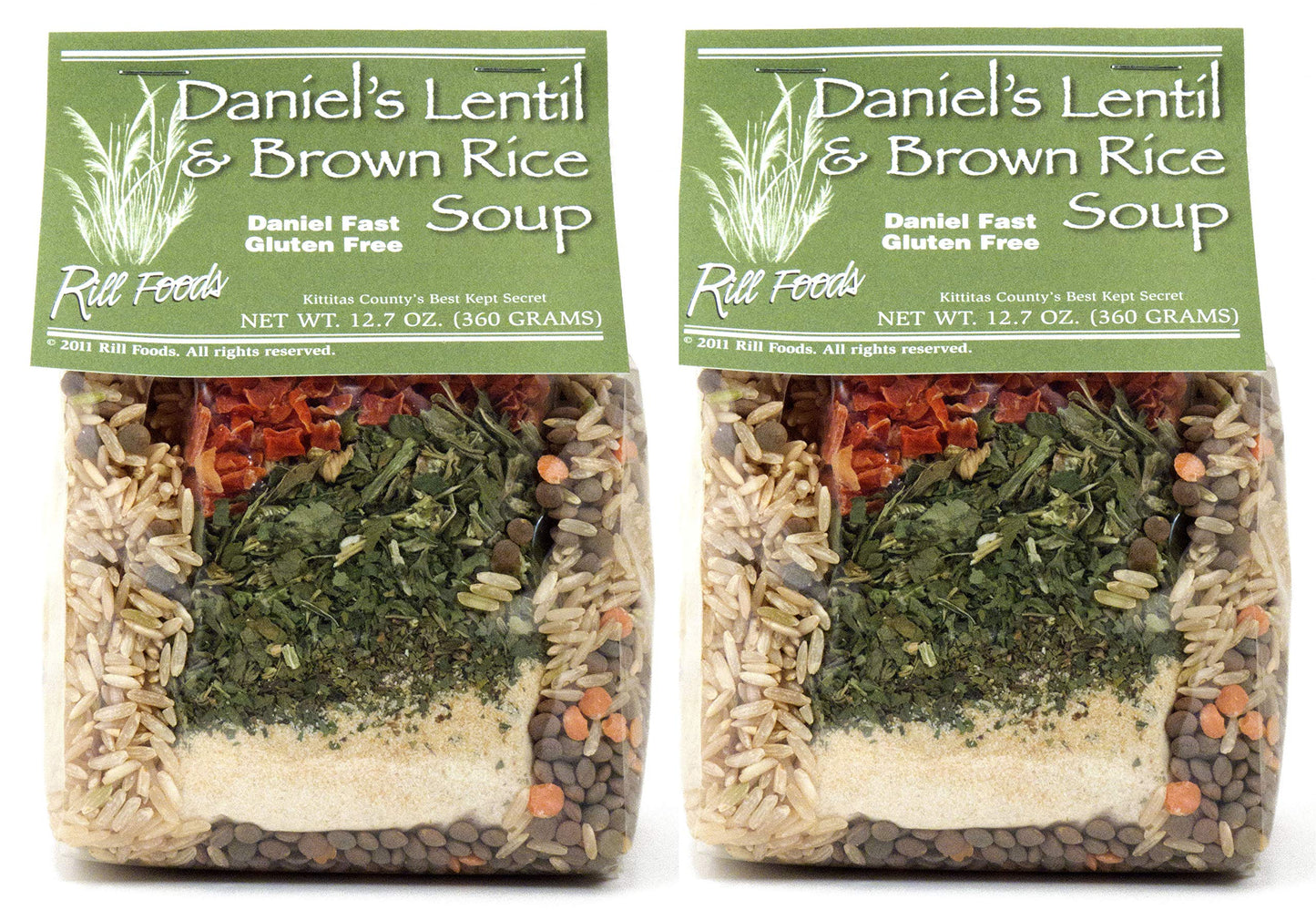 Rill Foods Lentil & Brown Rice Soup Mix, 12.7 oz, Pack of 2