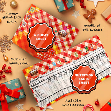 Midi International Snack Box | Premium Exotic Foreign Snacks | Unique Snack Food Gifts Included | Picnic Box Theme | Candies Fro