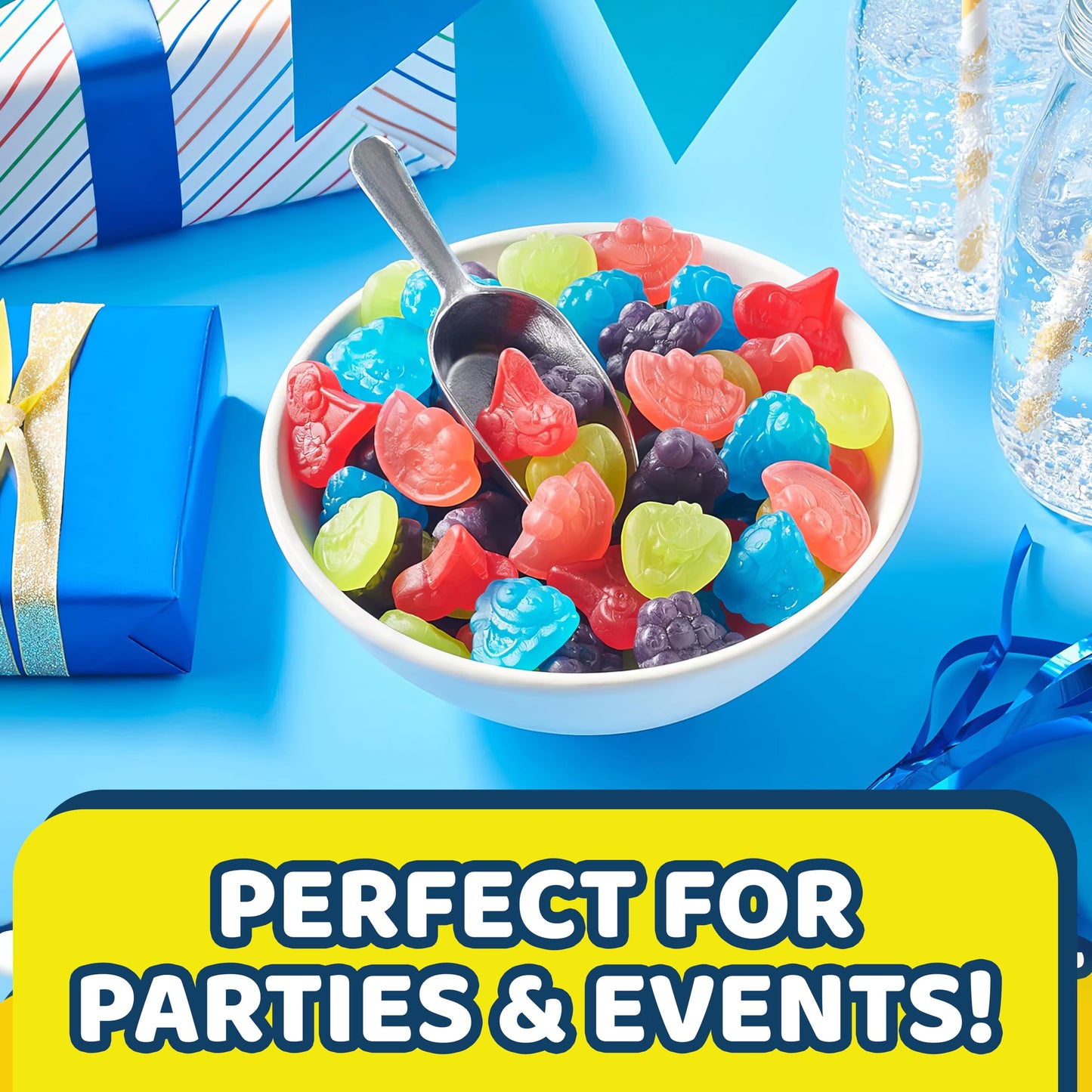 Jolly Ranchr Gummies Original Flavors 72oz - Naturally & Artificially Flavored Candy - Soft & Chewy Gummies - Ideal for Sharing