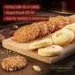 Zalatimo Sweets Since 1860, 100% All Natural Sesame & Butter Shortbread Cookies, Square Metal Gift Tin, Slightly Sweet Cookies With No Preservatives, No Additives, No Corn Starch, No Syrups! 1.4Lbs