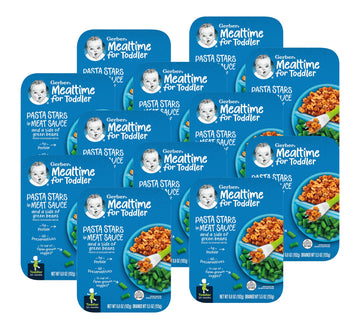 Gerber Graduates Lil' Entrees, Pasta Stars In Meat Sauce, 5.5-Ounce Boxes (Pack Of 12)