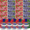 Pack Of 30 Single-Serve Pb&J Cups - 10 Grape Jelly  10 Strawberry Jam  10 Creamy Peanut Butter - Variety Snack Pack For School Lunches  Tpartyl & Camping
