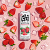 CHI FOREST Strawberry Sparkling Water Beverage  Zero Sugar Drinks  Zero Artificial Flavor  11.16 fl oz Cans (Pack of 24)