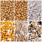 Sprinkles For Cake Decorating, Cupcake, Cookies, Ice Cream Topper, 6 Packs Gold And Silver White Sprinkles, Six Of Assorted Spri