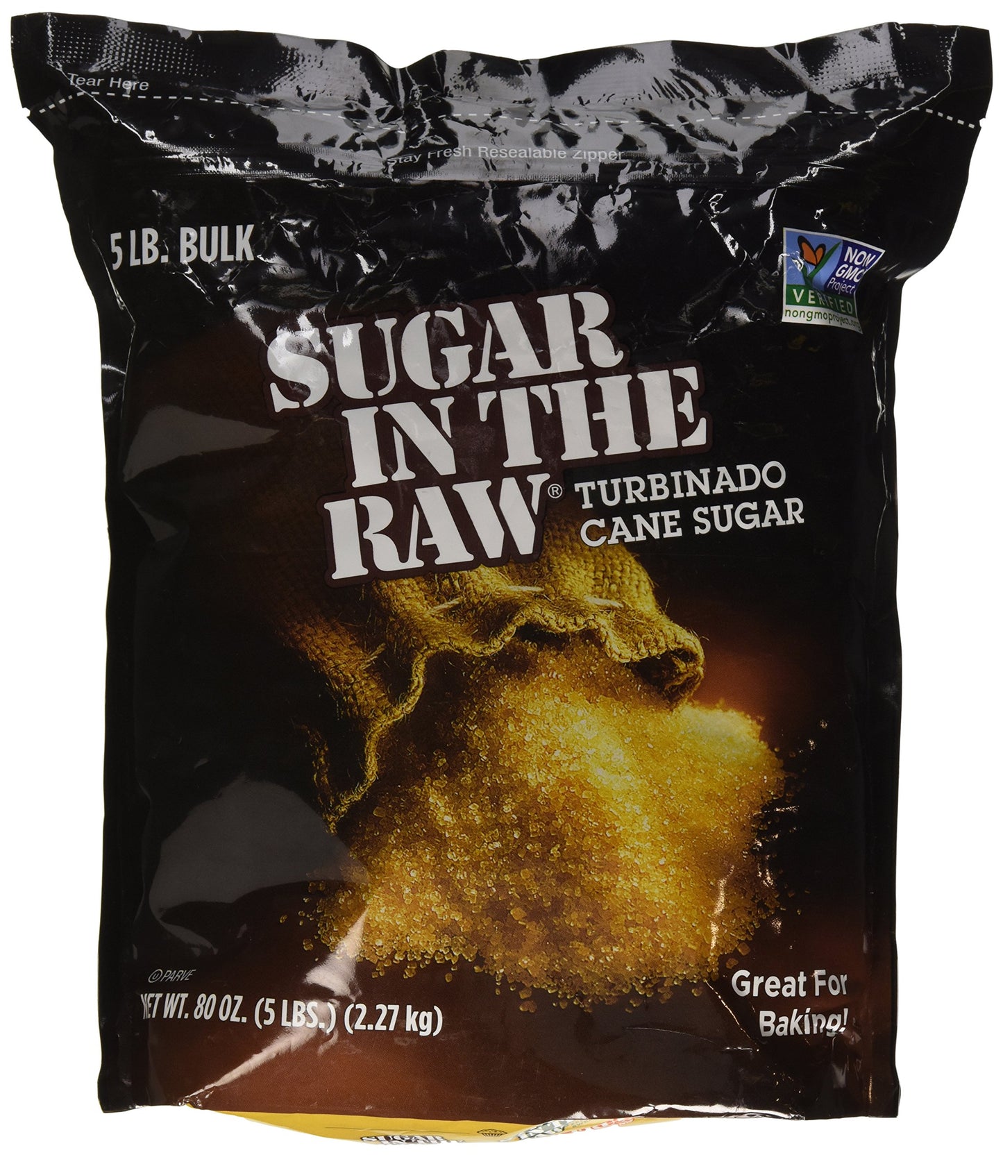 Sugar in the Raw Turbinado Sugar, 5-pound (5 LBS)