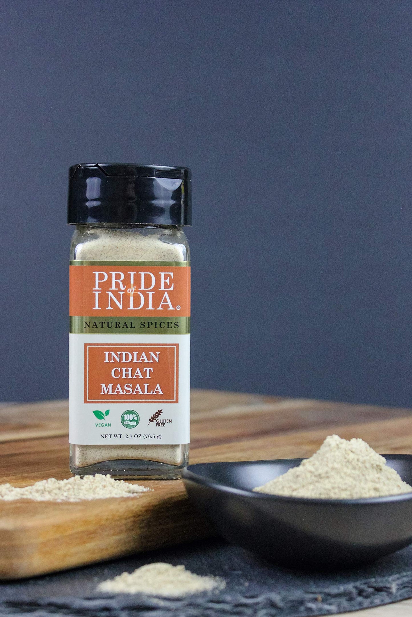 Pride Of India - Indian Chat Masala Seasoning Spice - Ideal For Savory Dishes - Perfect Seasoning For Drinks/Salads/Fruits - Pre