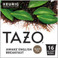 TAZO Awake English Breakfast Black Tea Pods, High Caffeine, 16 Count, Model 10794522001559