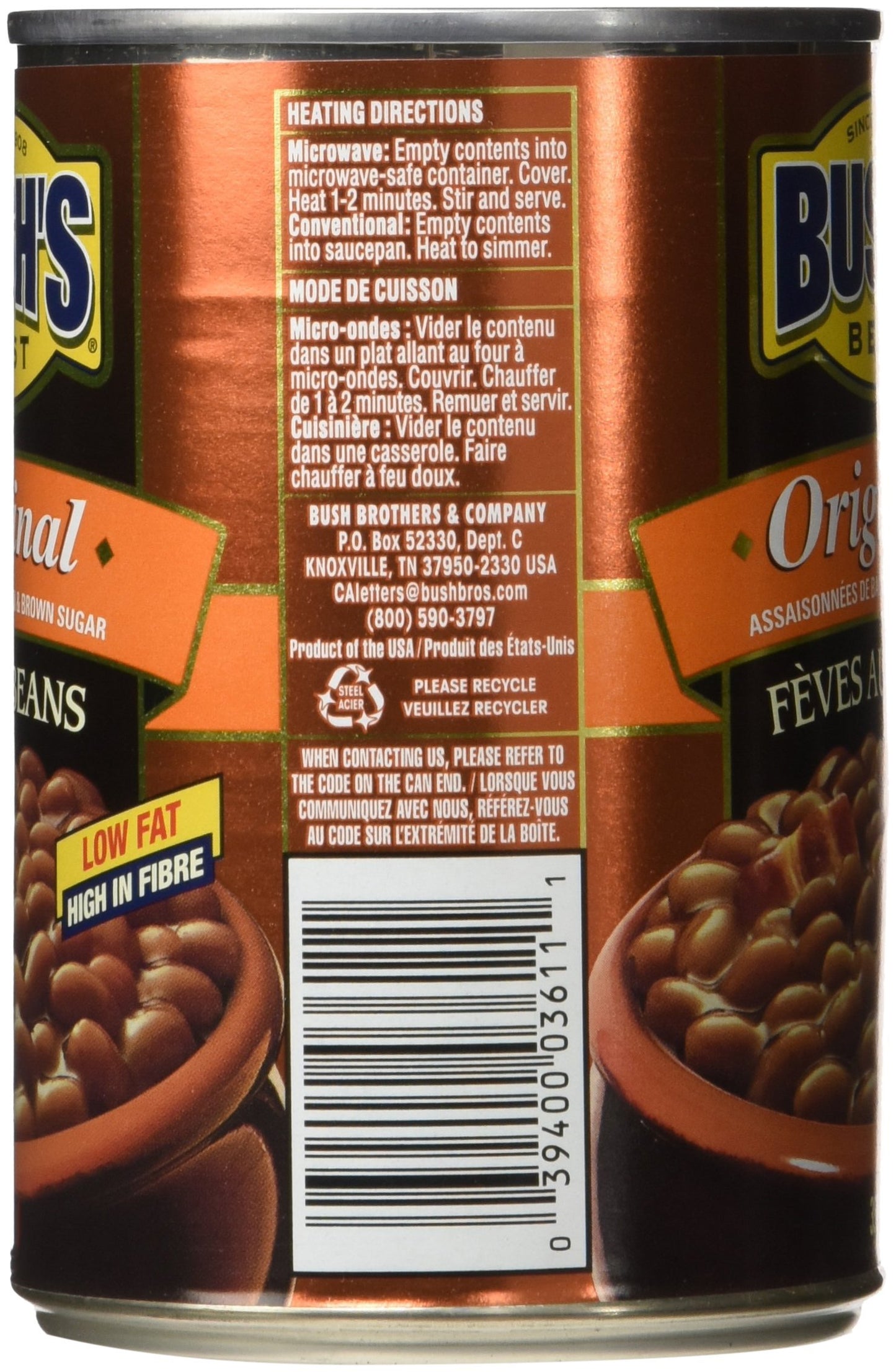 Bush's Best Baked Beans - 8/16.5oz cans