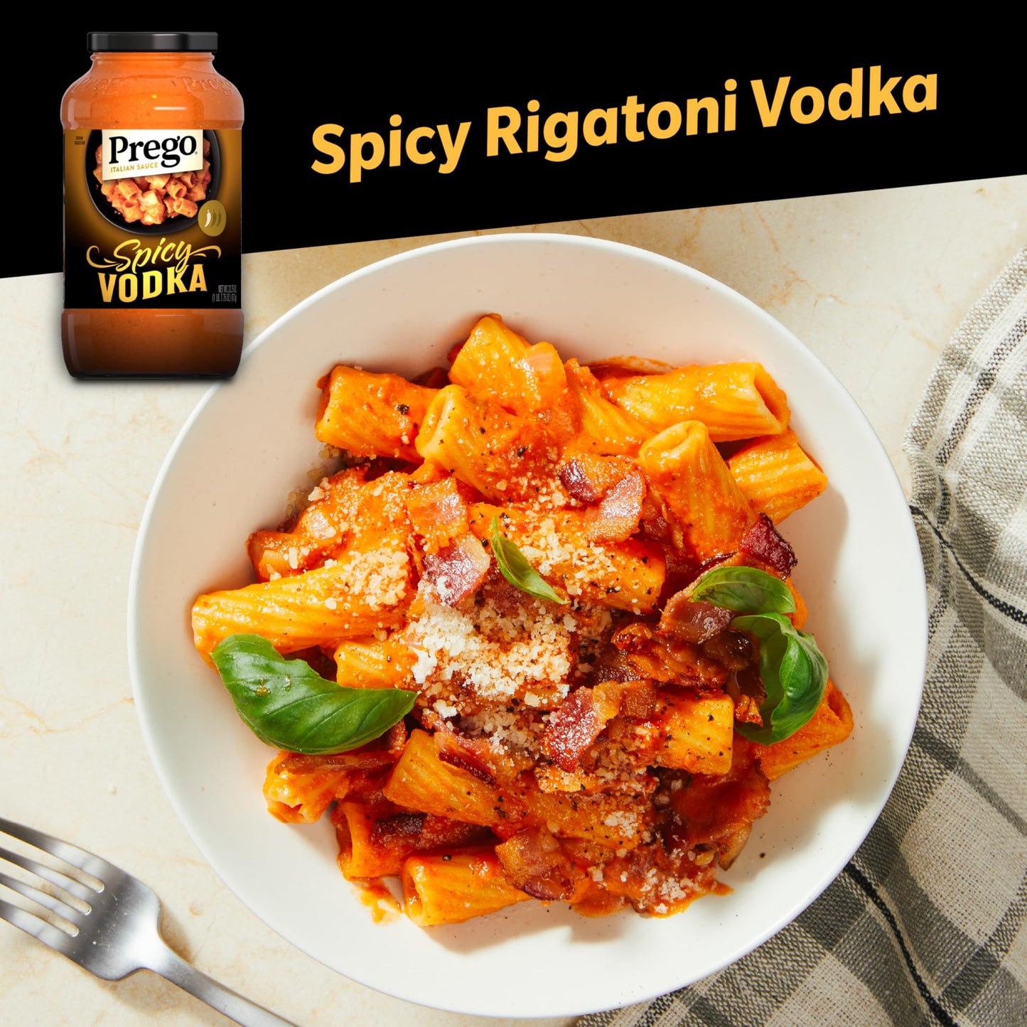 Prego Spicy spirit-inspired flavor Pasta Sauce  23.75 oz Jar (6 Pack)