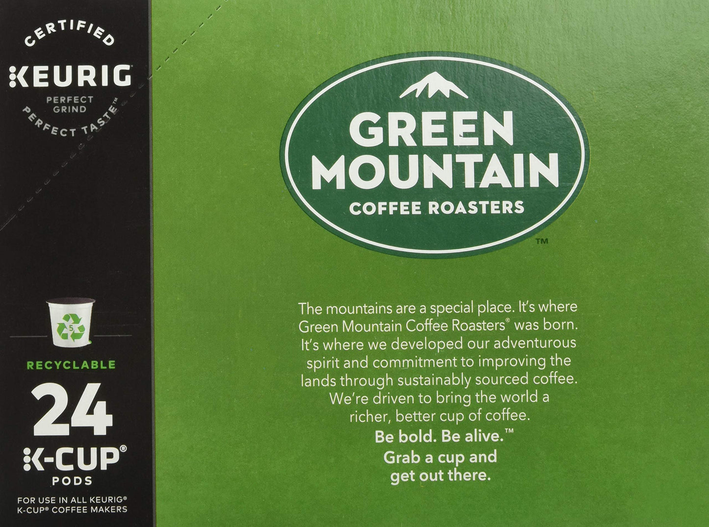 Green Mountain Coffee Our Blend K-Cup Portion Pack, Light Roast, 24 Count, Model 74-06570, Green