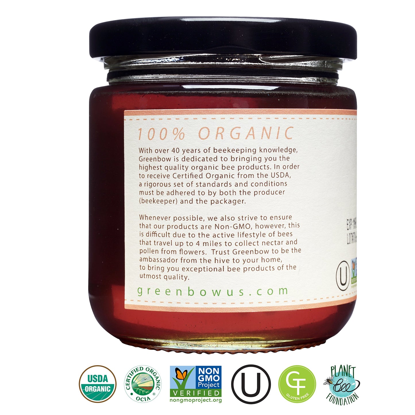 Greenbow Organic large online retailer Forest Honey, 11oz, Pack of 1
