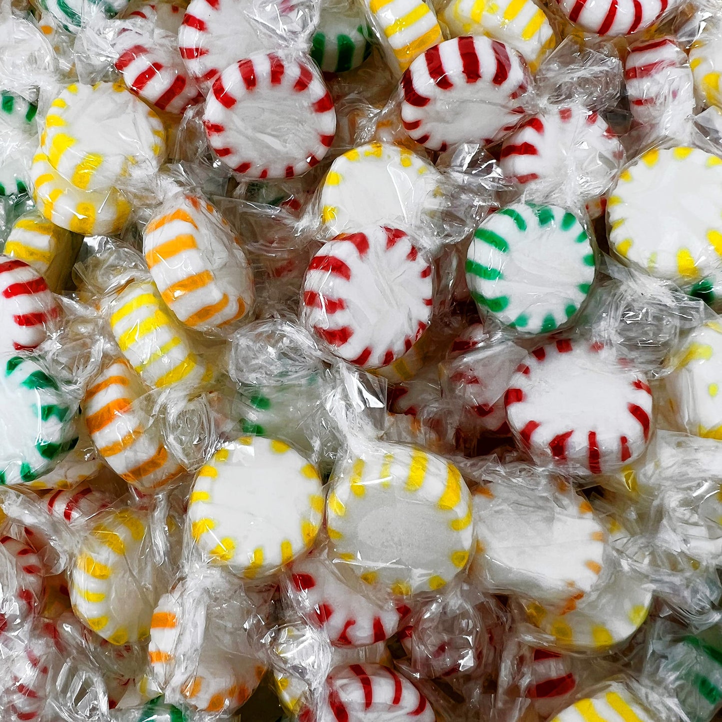 Assortit Holiday Fruit Flavored Hard Candy - 6 lbs - Apple, Strawberry, Lemon & Orange - Bulk Assortment - Individually Wrapped