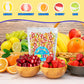 Freeze Dried Candy Gourmet Crunch Candies 24Oz Bag Pouch Assorted Cherry Strawberry Lemon Lime Orange Original Rainbow Fruity Fl