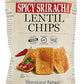 The Daily Crave Chip Lentil Spicy Srirach 5Oz