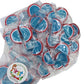 Jelly Fruit Slices Gummy Candy Individually Wrapped (Blue Raspberry, 1 Pound)