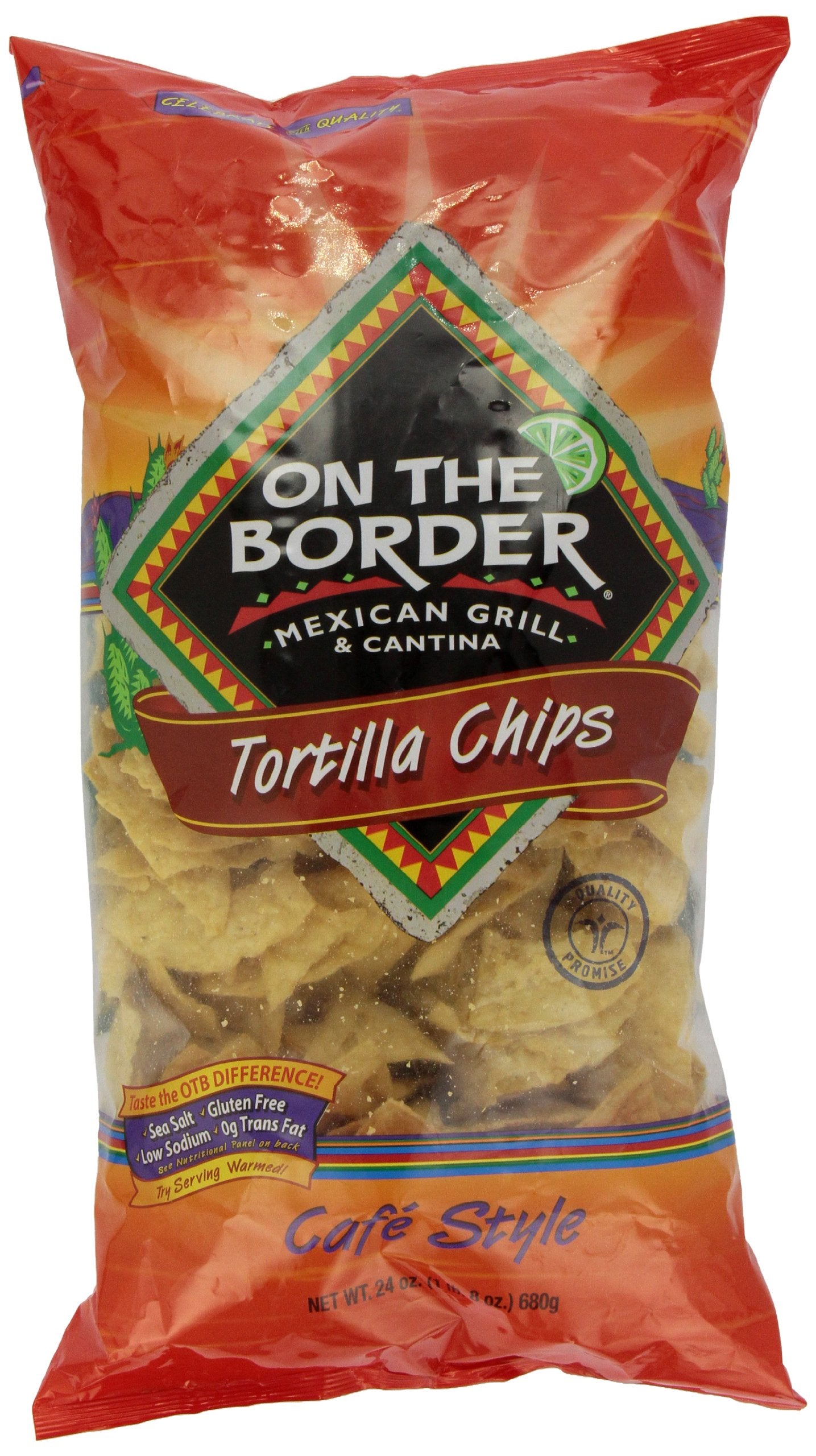 On The Border Mexican Grill and Cantina Chips, 24 Ounce
