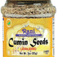Rani Cumin Seeds Whole (Jeera) Spice 3Oz (85G) Pet Jar ~ All Natural | Gluten Friendly | Non-Gmo | Kosher | Vegan | Kosher | Ind