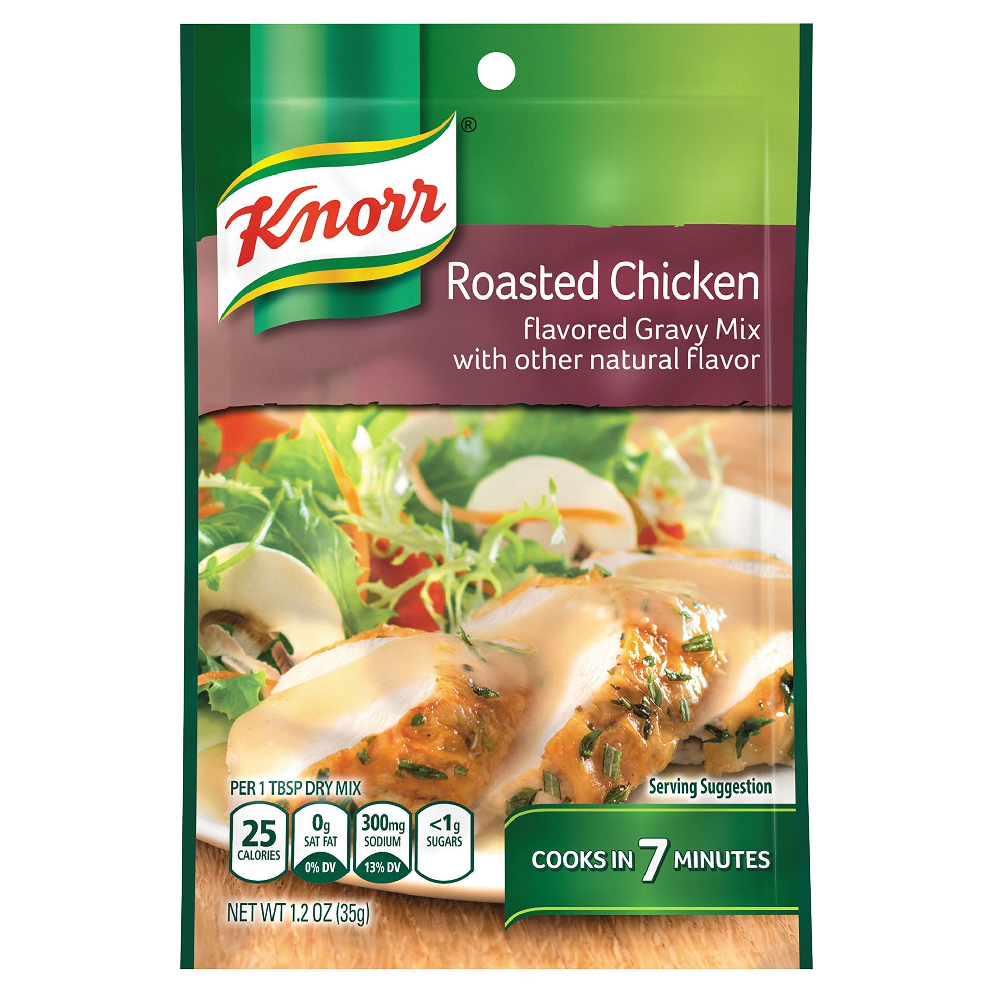 Knorr Gravy Mix Gravy Mix, Roasted Chicken 1.2 Oz (Pack Of 12)