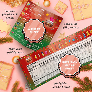 Maxi International Snack Box | Premium Exotic Foreign Snacks | Unique Snack Food Gifts Included | Celebration Theme | Candies Fr
