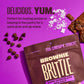 Brownie Brittle - Dark Chocolate Sea Salt Thin and Crispy Sweet Snacks (Pack of 6, 5 oz), Rich Gourmet Brownie Bites Dessert