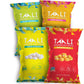 Taali 4-Flavor Variety Water Lily Pops (4-Pack) - Roasted Fox Nuts Makhana Snack | Crunchy Indian Healthy Snacks | Protein-rich,