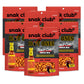 Snak Club x Hot Ones Tangy Chili Snack Mix  Mild Spicy Snacks with Peanuts  Pretzels  Sesame Sticks  Toasted Corn & Cashews  Inspired by Hot Ones Hot Sauce  10 oz Resealable Bag (6 Count)