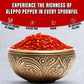 Turkish Goodies Aleppo Pepper - Turkish Red Chili Flakes, Mild Smoky Heat, 3oz Bag