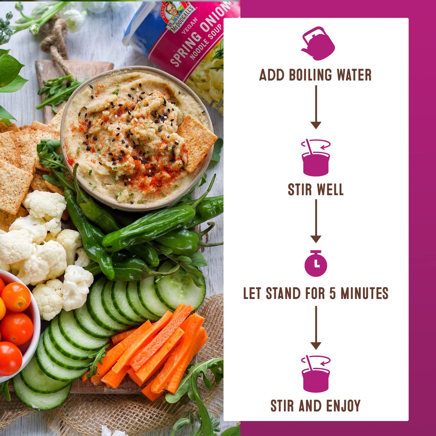 Dr. Mcdougall'S Spring Onion Noodle Soup - Gluten Free And Vegan Ramen Noodles - Instant Ramen Noodle Cups - Vegetarian Ramen So