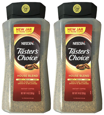 Taster'S Choice Original Gourmet Instant Coffee 14 Oz, Pack Of 2