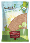 Food to Live Organic Italian Pearled Farro, 15 Pounds - Whole Farro Grain, Good Source of Fiber and Protein, Great for Salads, S