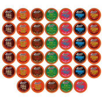 Brooklyn Beans Hot Chocolate Variety Pack Pods  Compatible with 2.0 K-Cup malt-inspired  40 Count