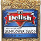 Gourmet Roasted Salted Sunflower Seeds By It'S Delish, 38 Oz Jumbo Container (Jar) - Bulk Shelled Sunflower Seeds Kernels With S