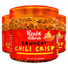 Chili Crisp No-Floating Oil (3 Bottles Medium Hot) Spicy Chilli Crisp Crunch. Crispy Garlic & Onion ''No-Oil'' Chili Oil Crisp B