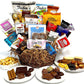 Hand-Crafted 28 Piece Customizable Chocolate Gift Basket Of Gourmet Chocolates, Cookies, And Crunches. Tasty Treats Selected For