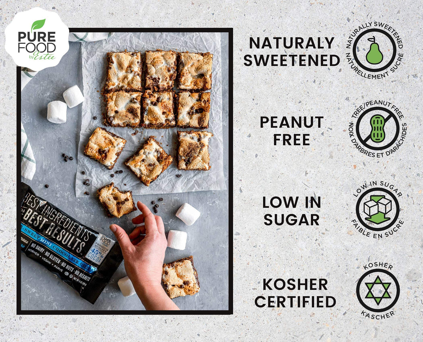 Dairy Free Vegan Mini Chocolate Chips, 9Oz (4 Pack) | All Natural | Certified Kosher | Gluten-Free, Dairy-Free, Nut-Free | Allergen Friendly Baking Chocolate