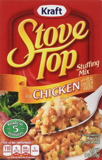 Stove Top Chicken Stuffing Mix, 6 Ounce -- 12 per case.
