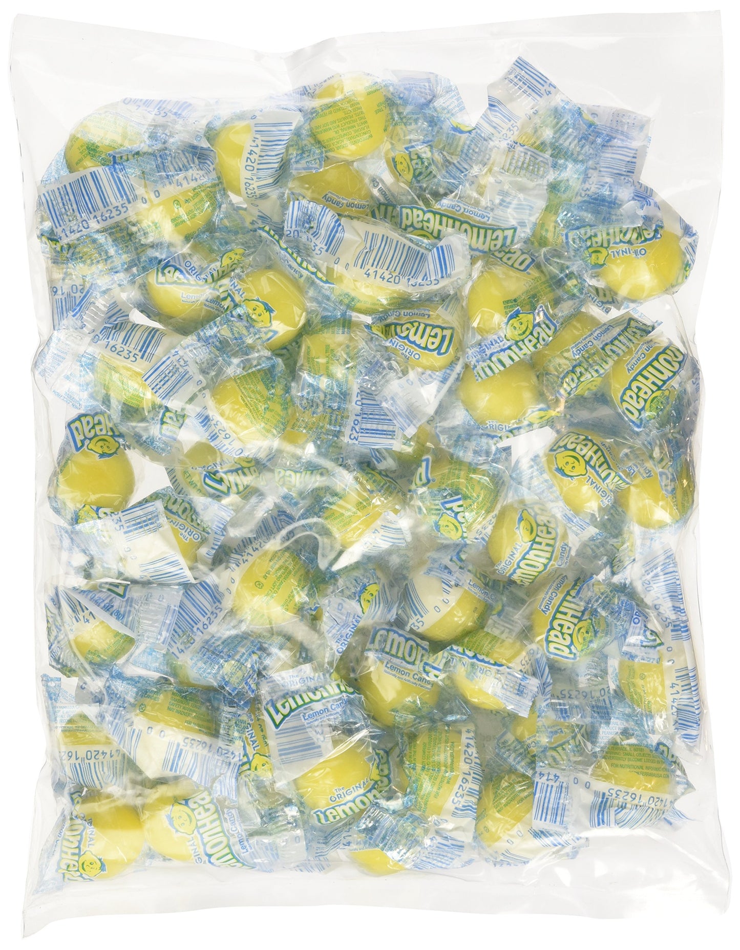 Ferrara Pan Candy Company Individually Wrapped Lemonheads, 1 Lb.