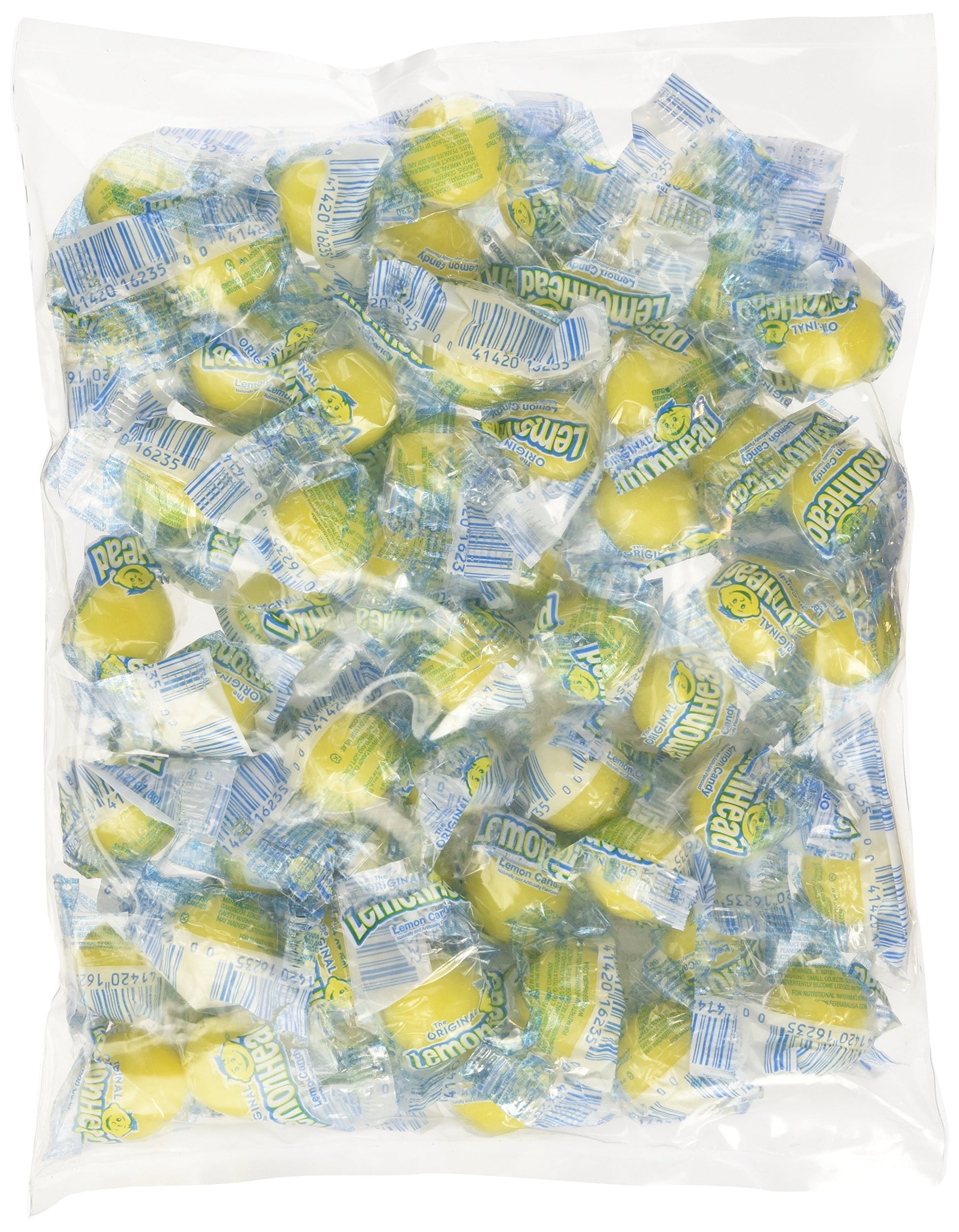 Ferrara Pan Candy Company Individually Wrapped Lemonheads, 1 Lb.